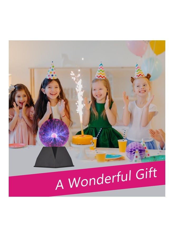 Touch And Sound Sensitive Nebula Thunder Electric Globe Plasma Ball Light Multicolour - Image 2