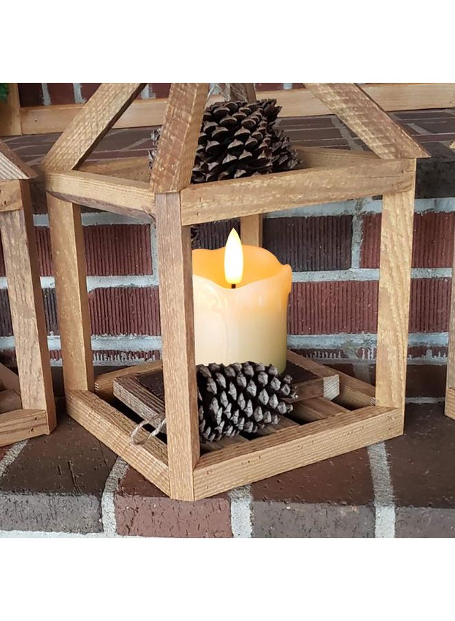 ZENHOME 12-Piece LED Battery Operated Pillar Candle Set Warm White 3.5 X 5cm  - Image 5