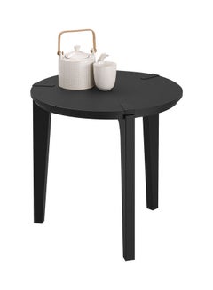 GAUTIER Addict Alto Pedestal Table Black 50x50x48cm 