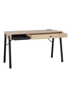 GAUTIER Addict Folio Desk Oak/Black 136x77x60cm  - Image 2