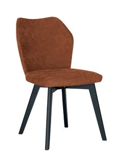 GAUTIER 2-Piece Edito Wooden Anthracite Chair Set Autumn Ochre/Black 57x59x87cm 