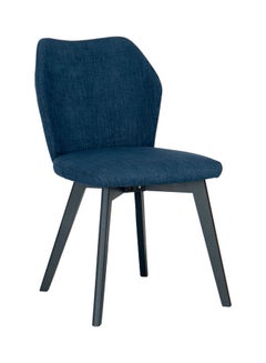 GAUTIER 2-Piece Edito Wooden Anthracite Chair Set Orion Blue/Black 
