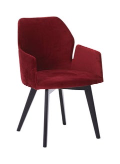 GAUTIER Edito Bridge Wooden Anthracite Arm-Chair Auburn/Black 57x59x87cm 