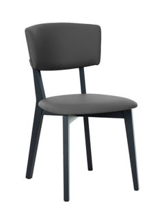 GAUTIER 2-Piece Komo Charcoal Wooden Chair Set Basalt Grey/Black 48.5x60.5x86cm 