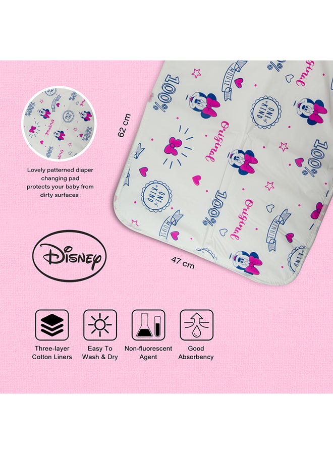 Disney - Minnie Mouse 100% Waterproof Baby Diaper Changing Mat - Image 1
