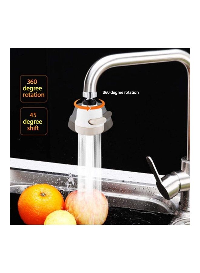 360-Degree Rotatable Faucet Water Sprayer White - Image 3