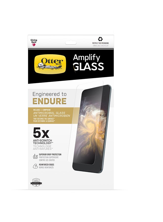 Otterbox Amplify Anti-Microbial Screen Protector for iPhone 13 Pro Max Clear - Image 3