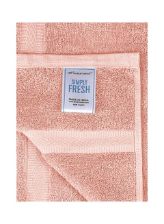 Trident 2-Piece 90% Cotton 10% Polyester 586 GSM Simply Fresh Feel Easy Care Soft Super Absorbent Bathroom Towels Peach 27x55inch  - Image 3