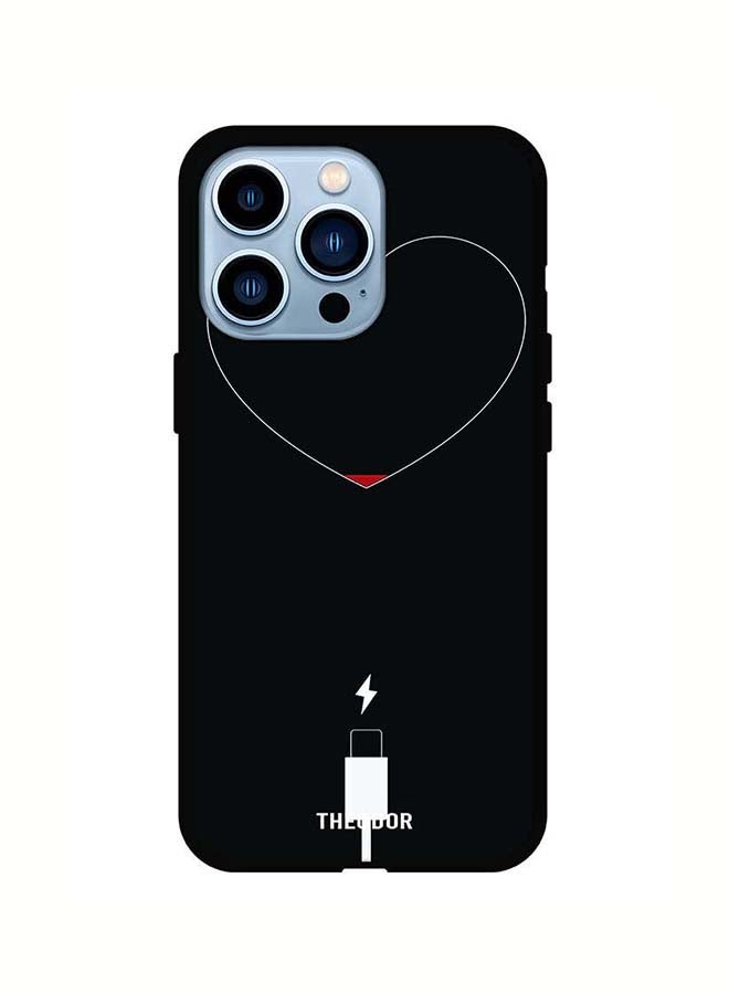 Theodor - Protective Case Cover For Apple iPhone 13 Pro Max Heart Battery Low - Image 1