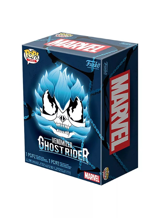 Pop & Tee: Marvel Venom - Venom/Ghost Rider (GW) (Small), - 47041 6.35cm