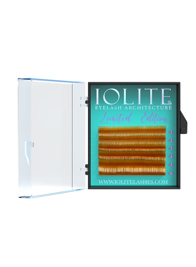 IOLITE B Curl 7T Mix2 Color Eyelash Extension Light Brown