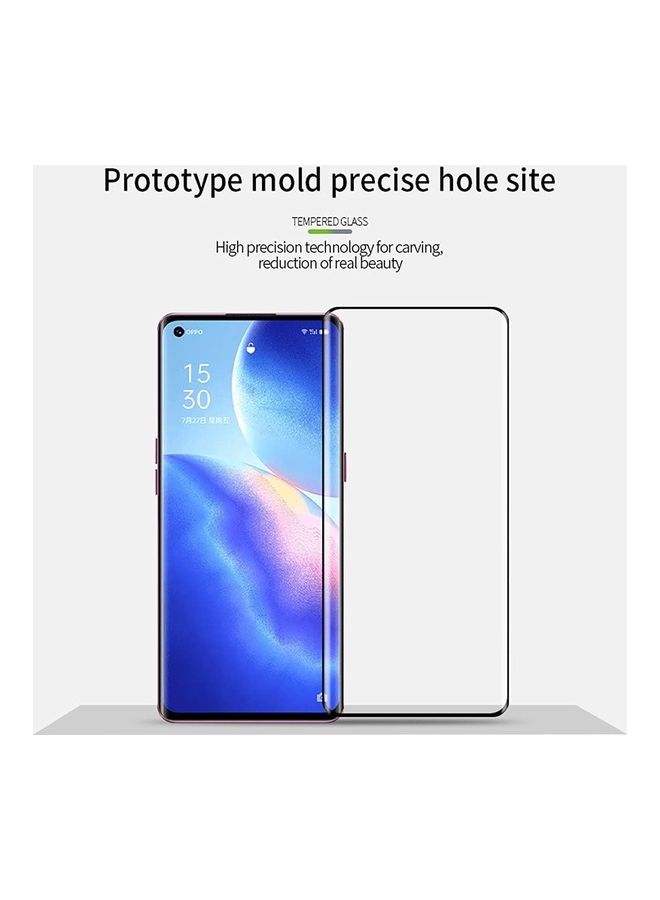 ICS Tempered Glass Screen Protector For Oppo Reno5 Pro 5G Clear/Black - Image 2