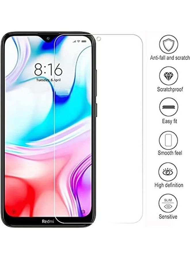 ICS Tempered Glass Screen Protector For Xiaomi Redmi 8 Clear - Image 2