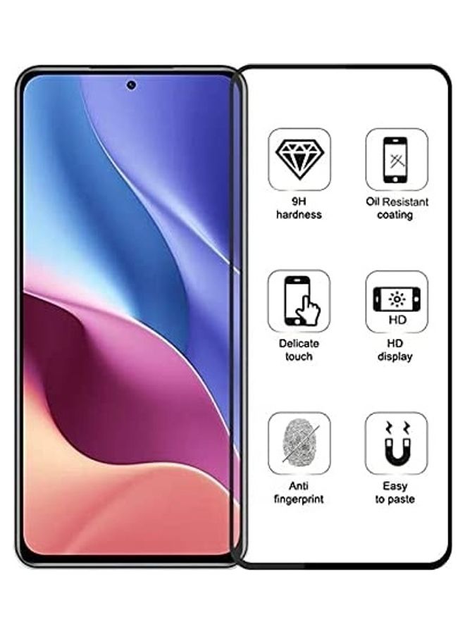 ICS Tempered Glass Screen Protector For Xiaomi Redmi K40 Pro Clear/Black - Image 2