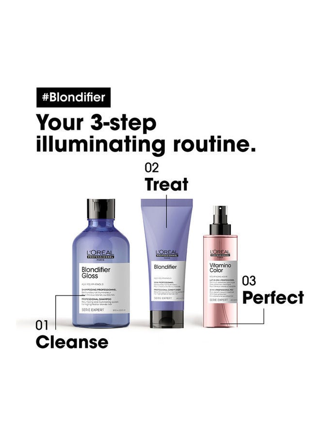 L'Oréal Professionnel Serie Expert Blondifier Conditioner For Highlighted Or Blond Hair 200ml  - Image 3
