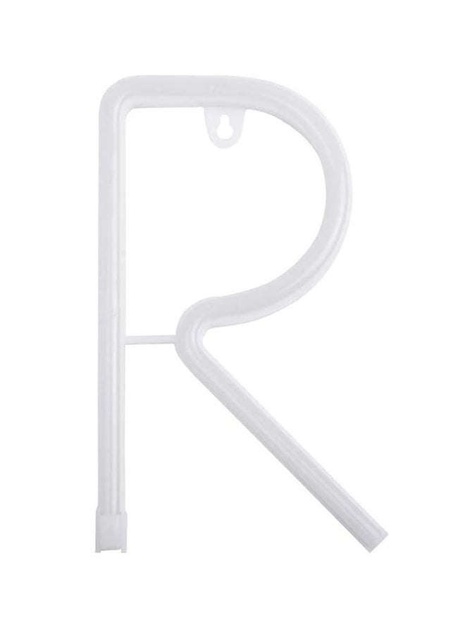 سلة مصباح نيون فليكس بإضاءة LED على شكل حرف R أحمر 30x20سم - Image 1