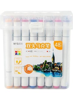 M&G Doubleheaded Marker Hand Painting Design Set White 