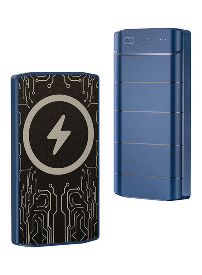 Magnetic Power Bank For iPhone 12/12 Pro/12 Pro Max 6000mAh Blue - Image 1