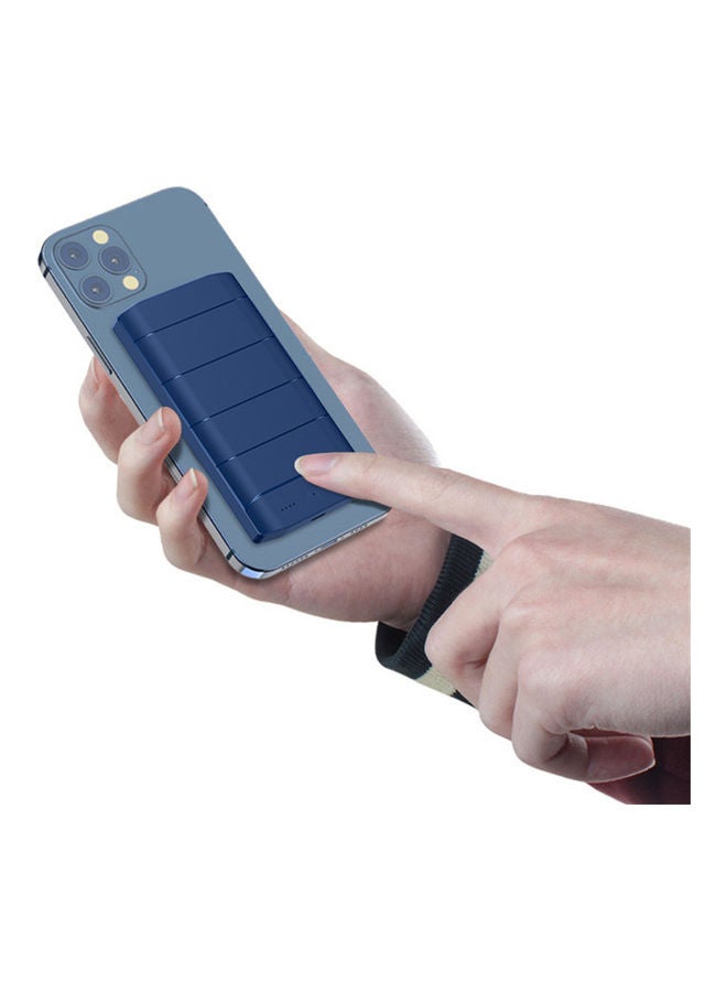 Magnetic Power Bank For iPhone 12/12 Pro/12 Pro Max 6000mAh Blue - Image 5