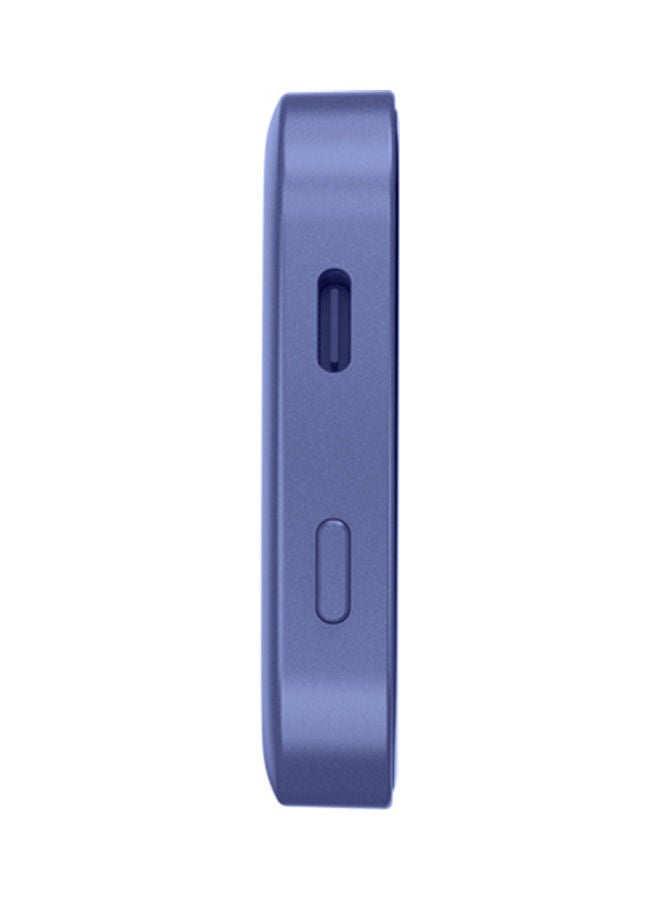 5000.0 mAh Magnetic Power Bank For iPhone 12/12 Pro/12 Pro Max Blue  - Image 4