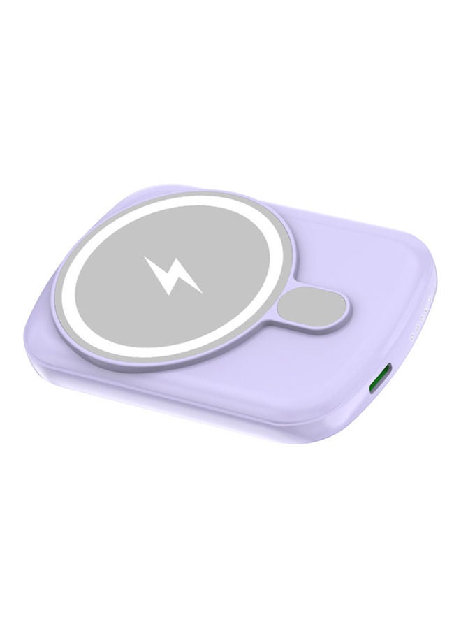 10000.0 mAh Magnetic Power Bank For iPhone 12/12 Pro/12 Pro Max Purple  - Image 5