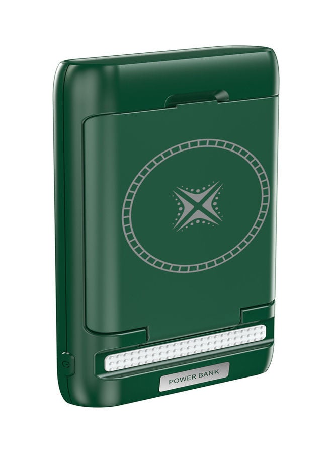 10000.0 mAh Magnetic Power Bank For iPhone 12/12 Pro/12 Pro Max Green  - Image 1
