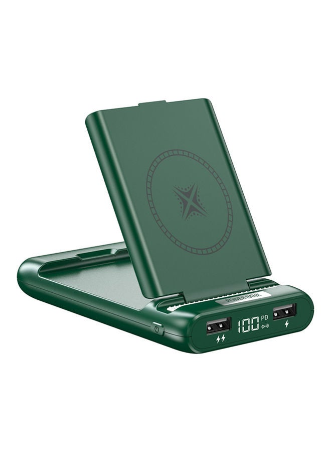 10000.0 mAh Magnetic Power Bank For iPhone 12/12 Pro/12 Pro Max Green  - Image 4