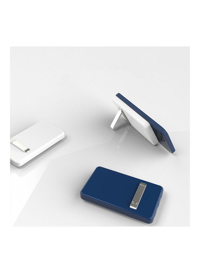 5000.0 mAh Magnetic Power Bank For iPhone 12/12 Pro/12 Pro Max Blue  - Image 3
