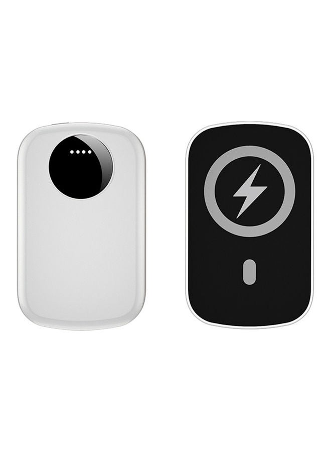 5000.0 mAh Magnetic Power Bank For iPhone 12/12 Pro/12 Pro Max White  - Image 1