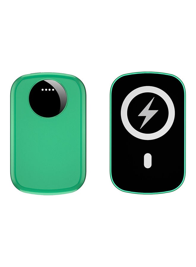 5000.0 mAh Magnetic Power Bank For iPhone 12/12 Pro/12 Pro Max Green  - Image 1