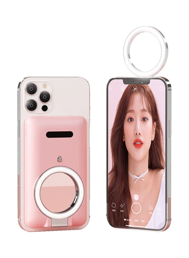 5000.0 mAh Magnetic Power Bank For iPhone 12/12 Pro/12 Pro Max Pink  - Image 1