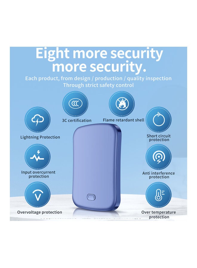Generic - 5000.0 mAh Fast Magnetic Wireless Portable Charger For Apple iPhone 13/13 Pro/13 Pro Max Blue - Image 1