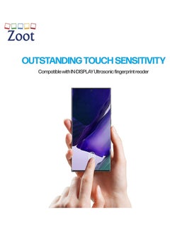 Zoot Tempered  Glass Screen Protector For Galaxy Note 20 Ultra Black  - Image 2