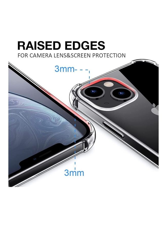 Rock Pow Advanced Air Cushion Cover Case with 2 Tempered Glass Screen Protectors For iPhone 13 6.1 inch Clear  - Image 4