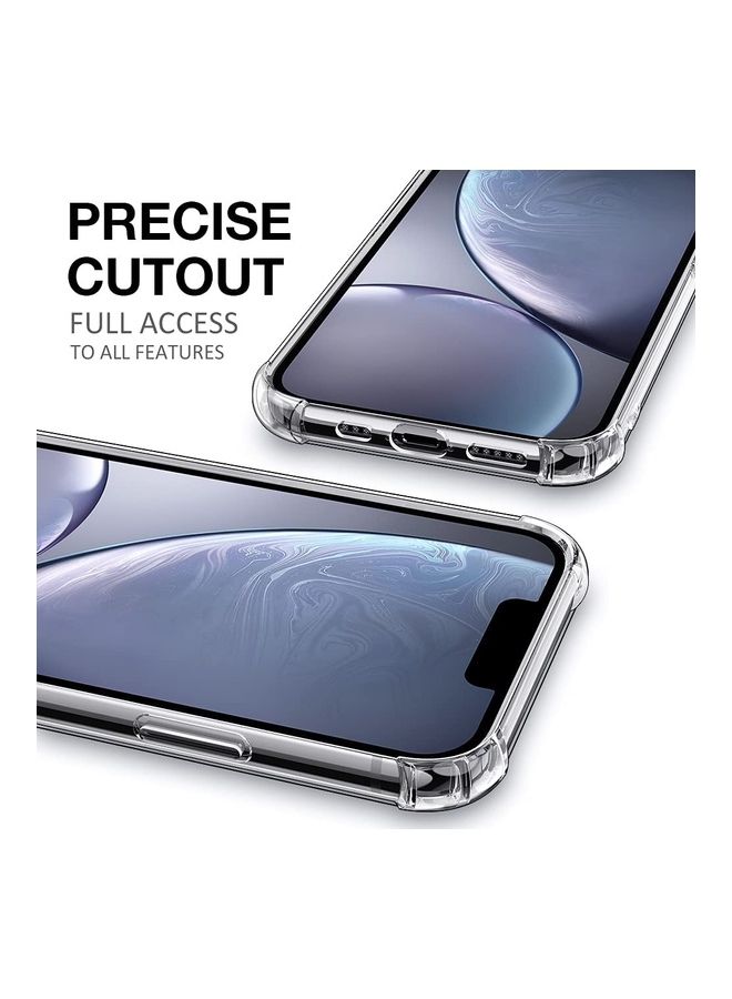 Rock Pow Advanced Air Cushion Cover Case with 2 Tempered Glass Screen Protectors For iPhone 13 6.1 inch Clear  - Image 5