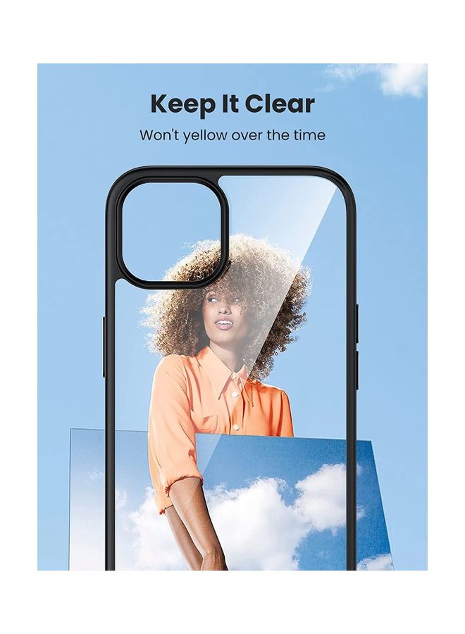 Rock Pow - Anti Scratch TPU Precise Cutouts and Slim Fit Protective Case For iPhone 13 Mini 5.4 inch Clear - Image 1