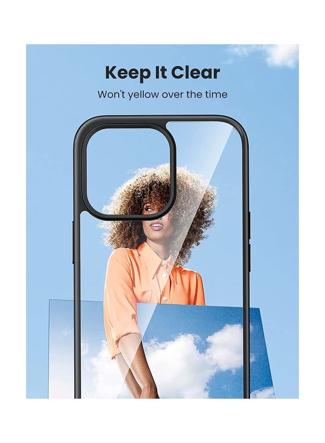 Rock Pow Shock Absorption Anti Scratch TPU Precise Cutouts and Slim Fit Protective Case For iPhone 13 Pro 6.1 inch Clear - Image 3