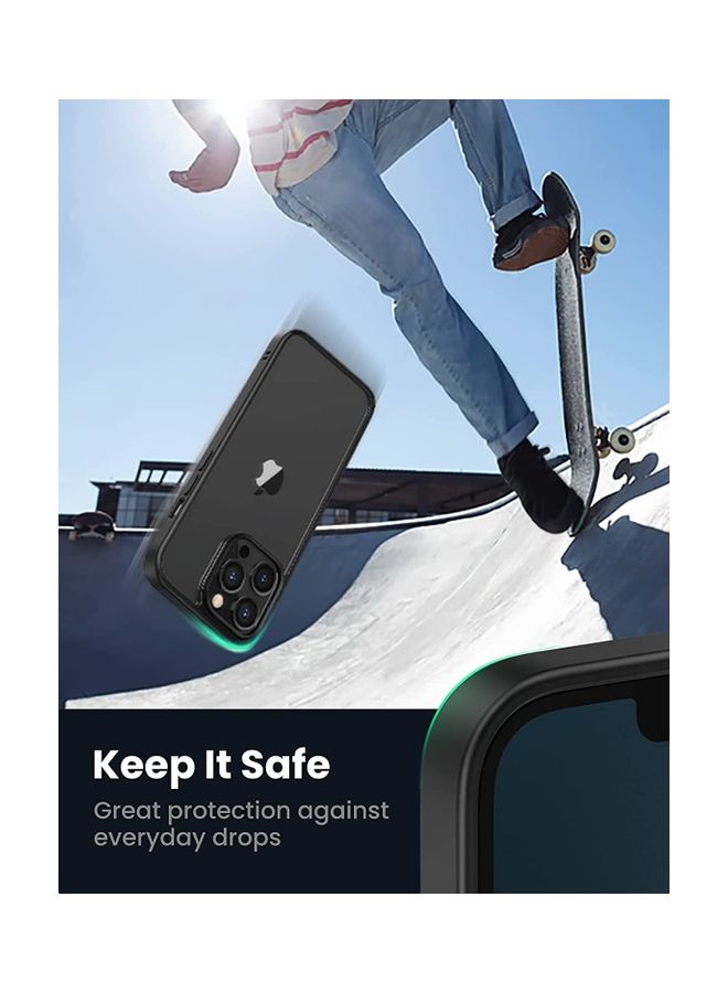 Rock Pow Shock Absorption Anti Scratch TPU Precise Cutouts and Slim Fit Protective Case For iPhone 13 Pro 6.1 inch Clear - Image 4