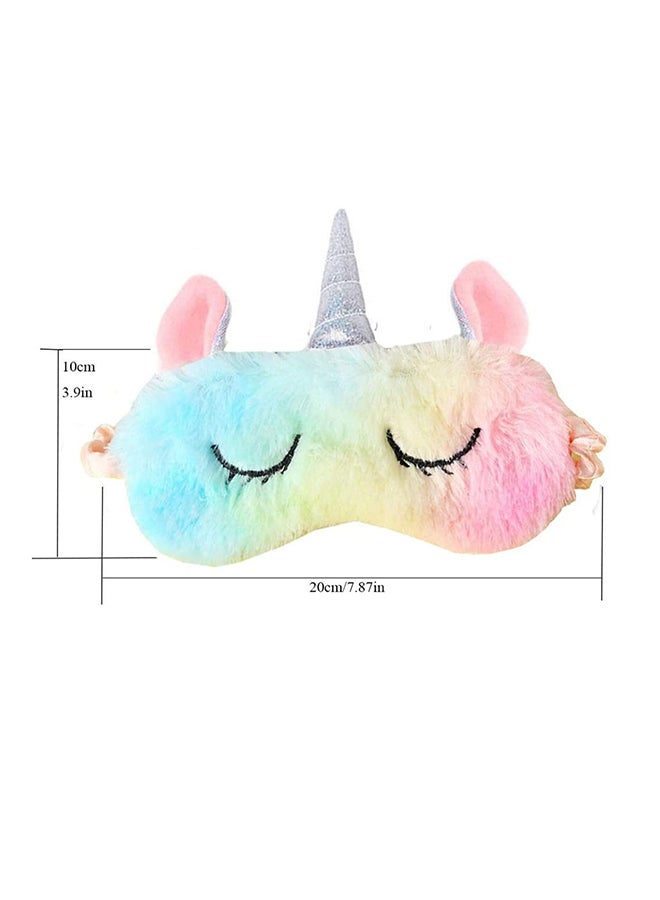 MissTiara - Unicorn Stuffed Sleeping Eye Mask Toy Multicolour - Image 1