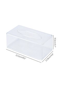 East Lady Tissue Box Clear 21.5x11.8x9.3cm  - Image 3