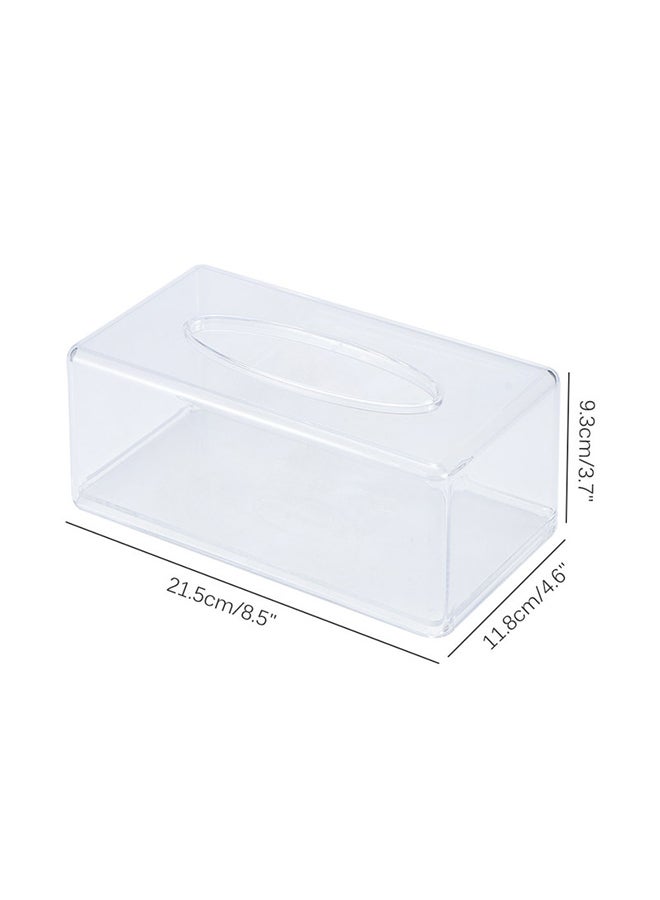 East Lady Tissue Box Clear 21.5x11.8x9.3cm  - Image 3