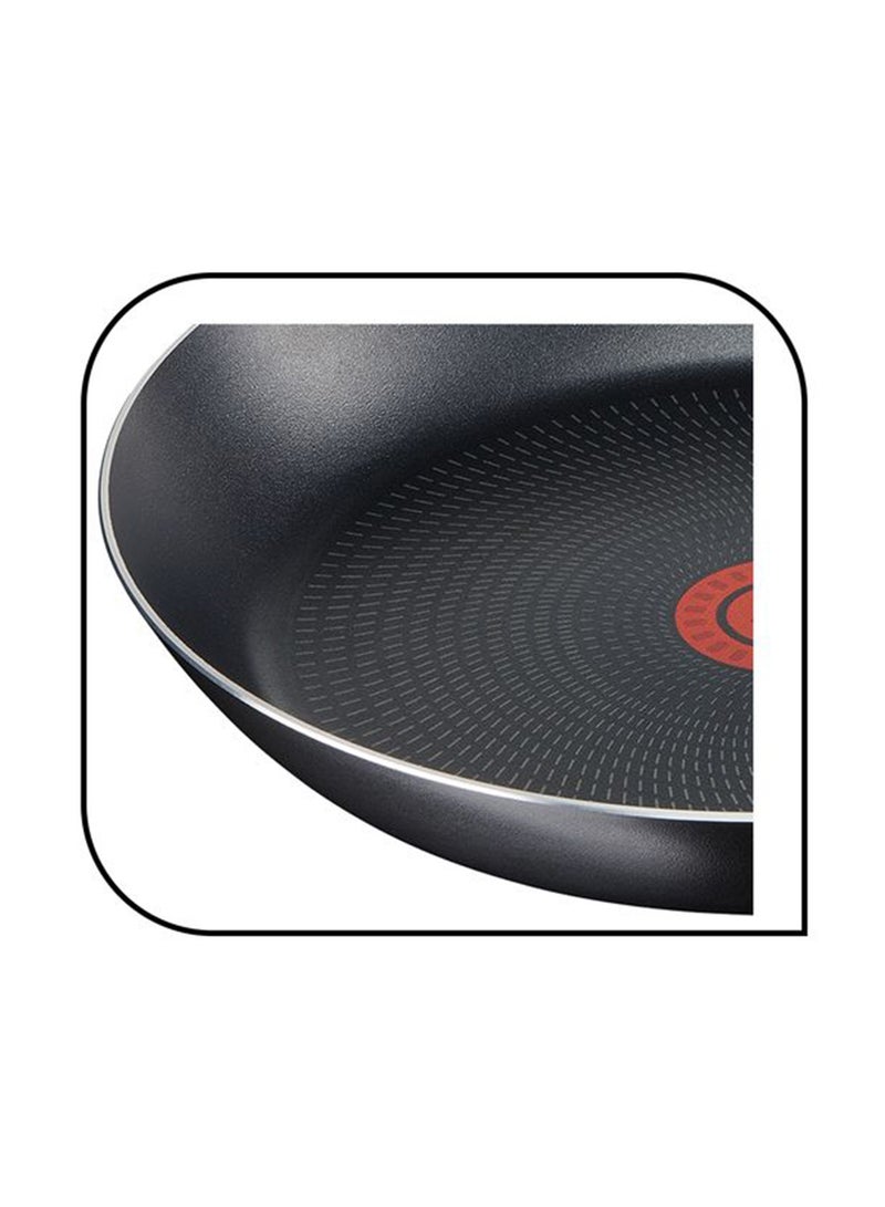 Tefal 12-Piece Super Cook Non Stick Aluminium Dishwasher Safe & Durable Premium Quality Cookware Set Includes 2 Fry Pans 22/24cm, Wok Pan 28cm, 3 Stew Pots With lids 22/24/28cm, Spatula, Spoon And Slotted Spoon Black 22,24,28,22,24,28cm Black 22,24,28,22,24,28cm  - Image 4