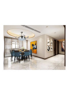 MODI Remote Control LED Ceiling Lamp With Fan Silver 42inch  - Image 4