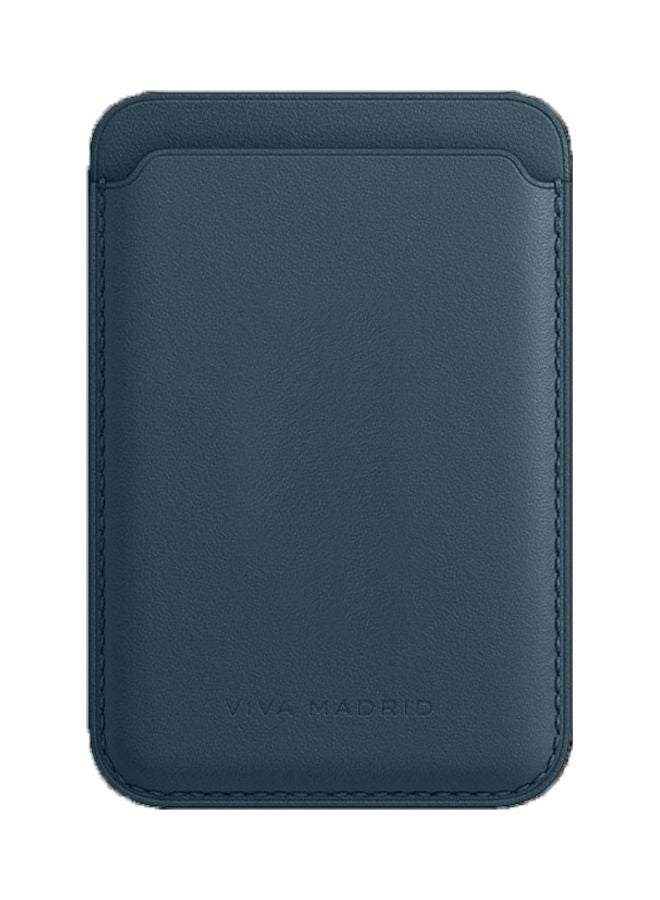 Viva Madrid Artificial Leather Varo Wallet With Magsafe Blue