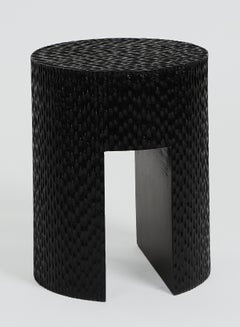 Side Table Luxurious - In Black Wood - Used Next To Sofa As Coffee Corner Black Black 35x35x45cm