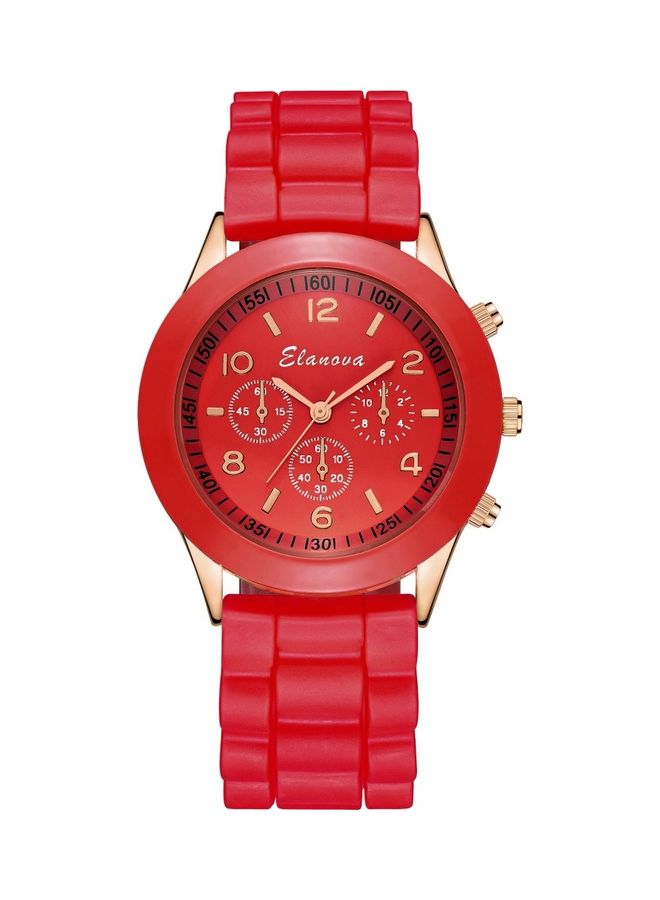 Elanova Leather Analog Wrist Watch - Image 1