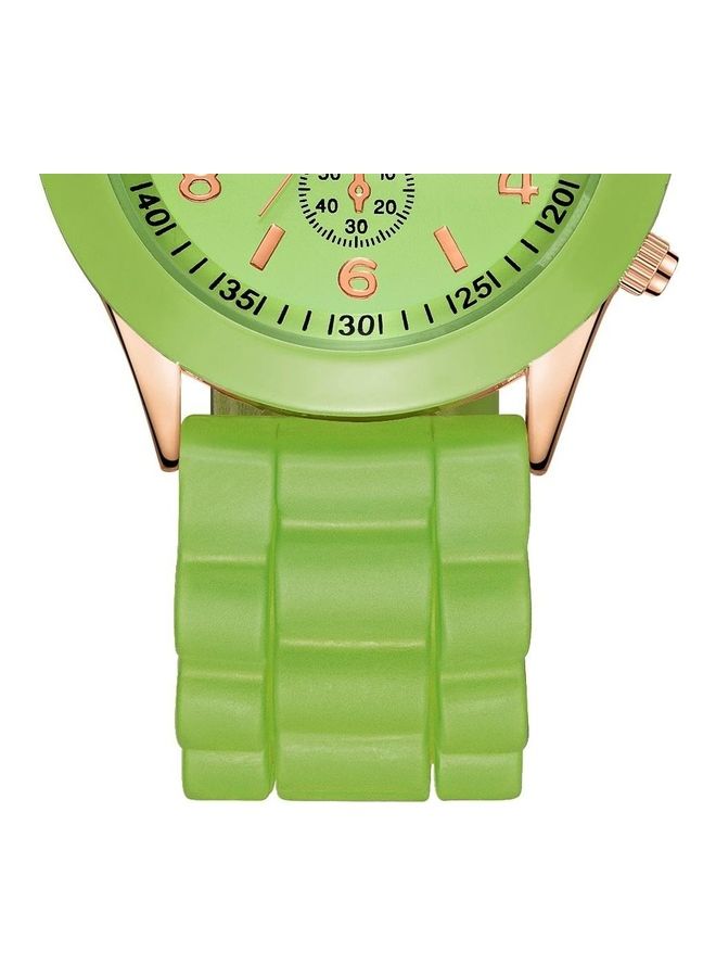 إيلانوفا ساعة يد بعقارب وسوار مصنوع من الجلد - Image 2