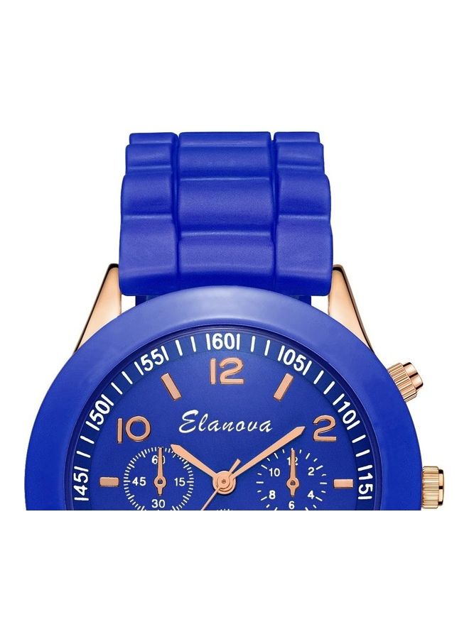 Elanova Leather Analog Wrist Watch - Image 2