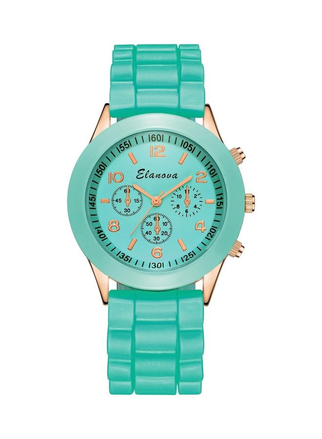 Elanova Leather Analog Wrist Watch - Image 1