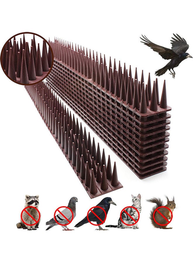 Generic - 12-Piece Birds Spikes Set Brown 43x4x3.5cm - Image 1
